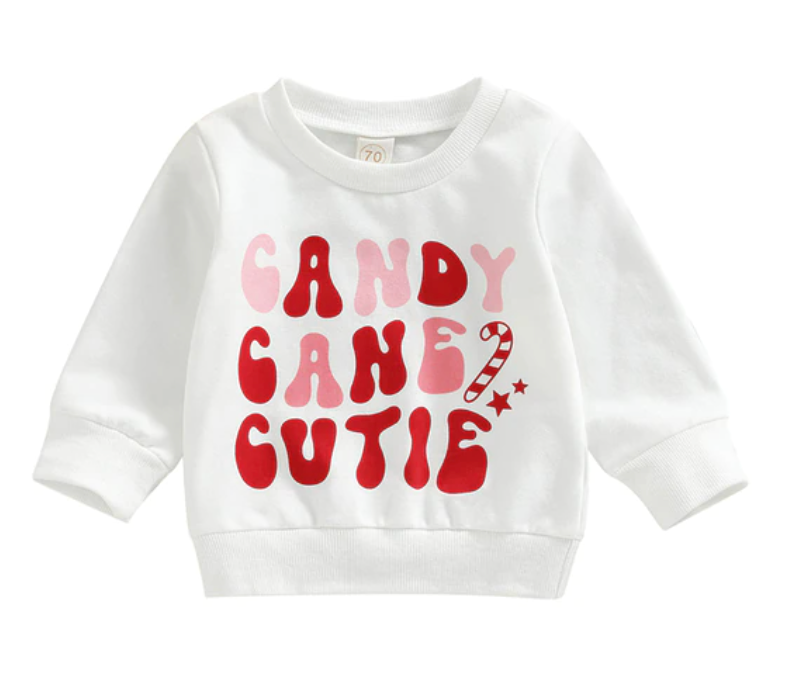 Candy Cane Cutie Christmas Sweatshirt